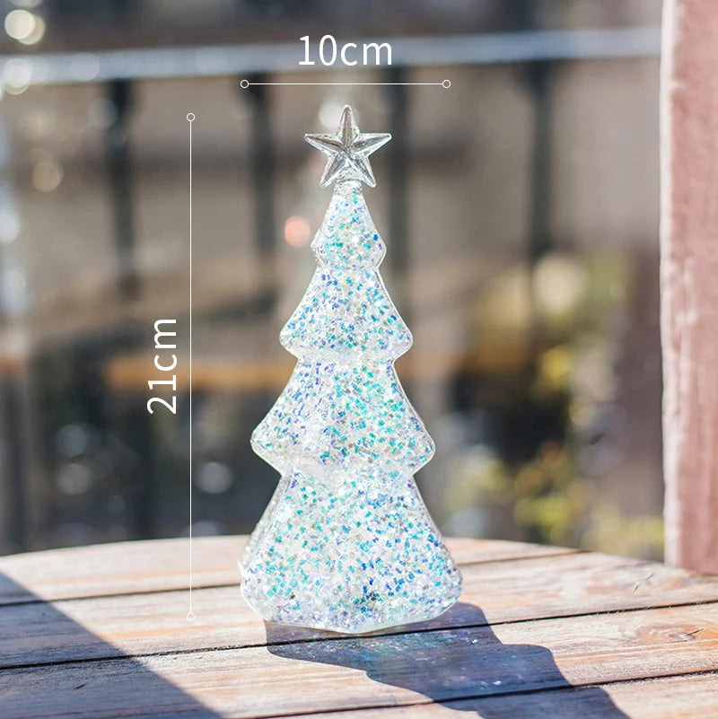 Christmas Tree Glass Night Light