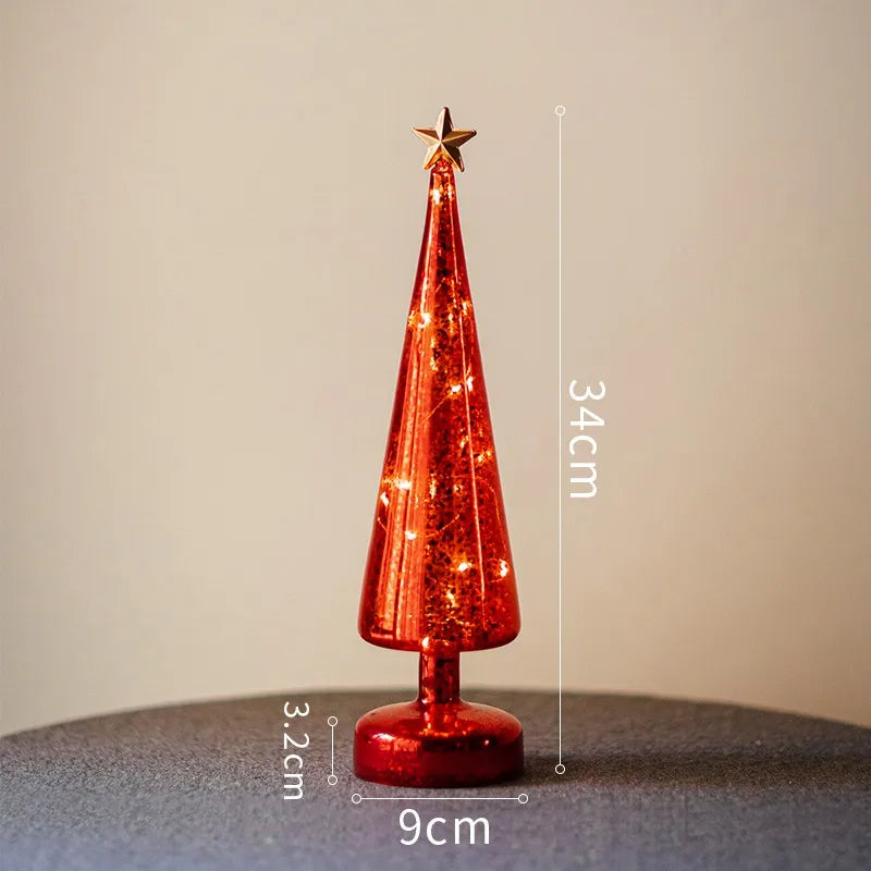 Christmas Tree Glass Night Light