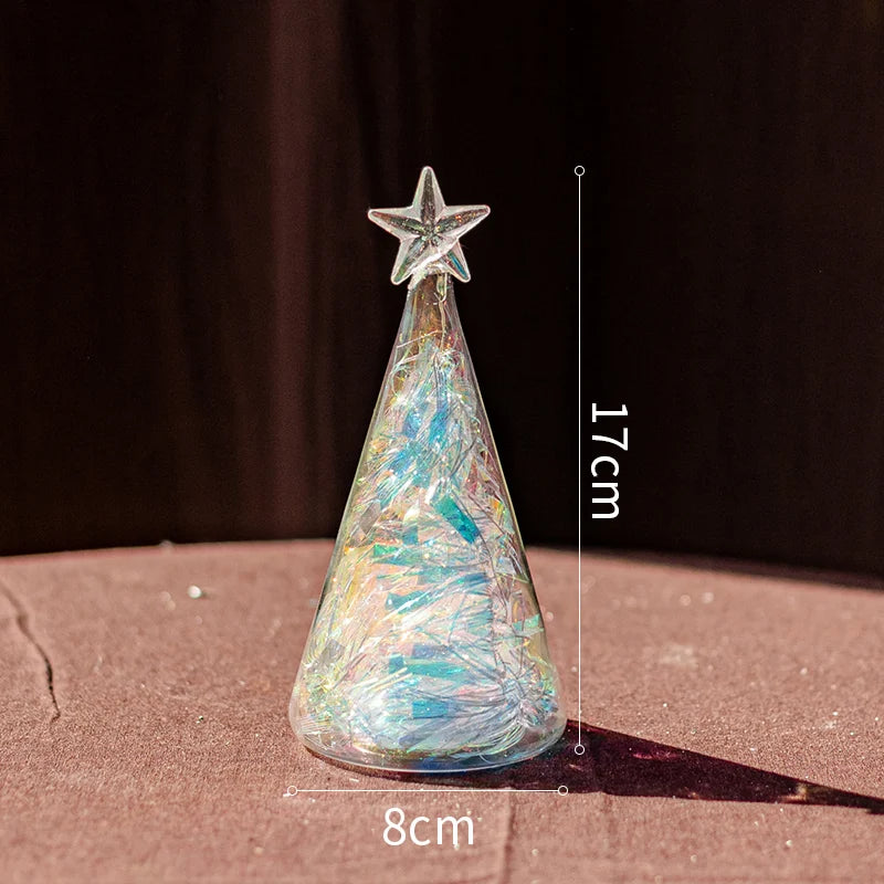 Christmas Tree Glass Night Light