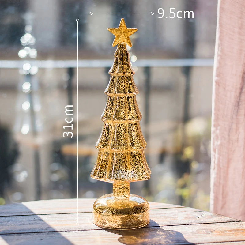 Christmas Tree Glass Night Light