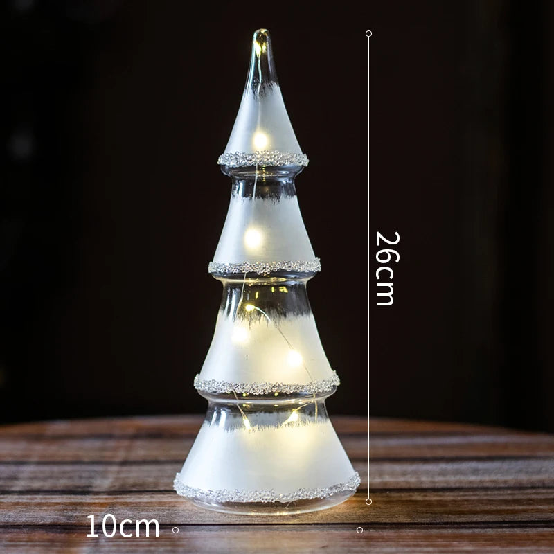 Christmas Tree Glass Night Light