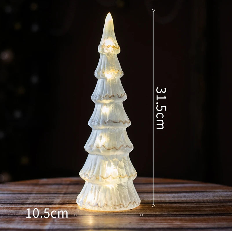 Christmas Tree Glass Night Light