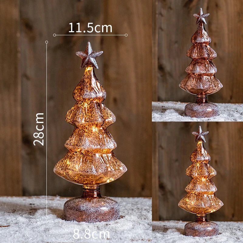 Christmas Tree Glass Night Light
