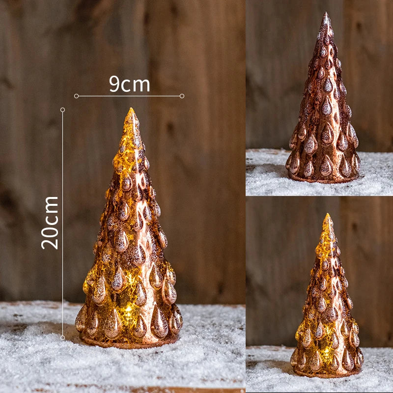 Christmas Tree Glass Night Light