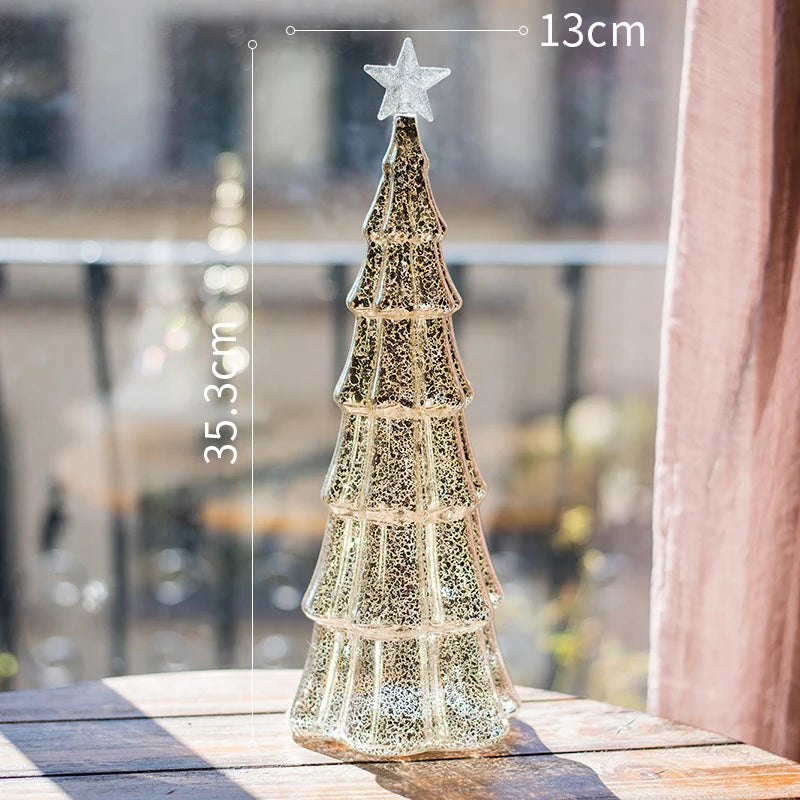Christmas Tree Glass Night Light