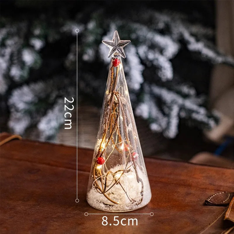 Christmas Tree Glass Night Light