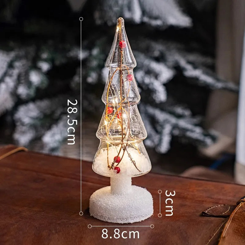 Christmas Tree Glass Night Light