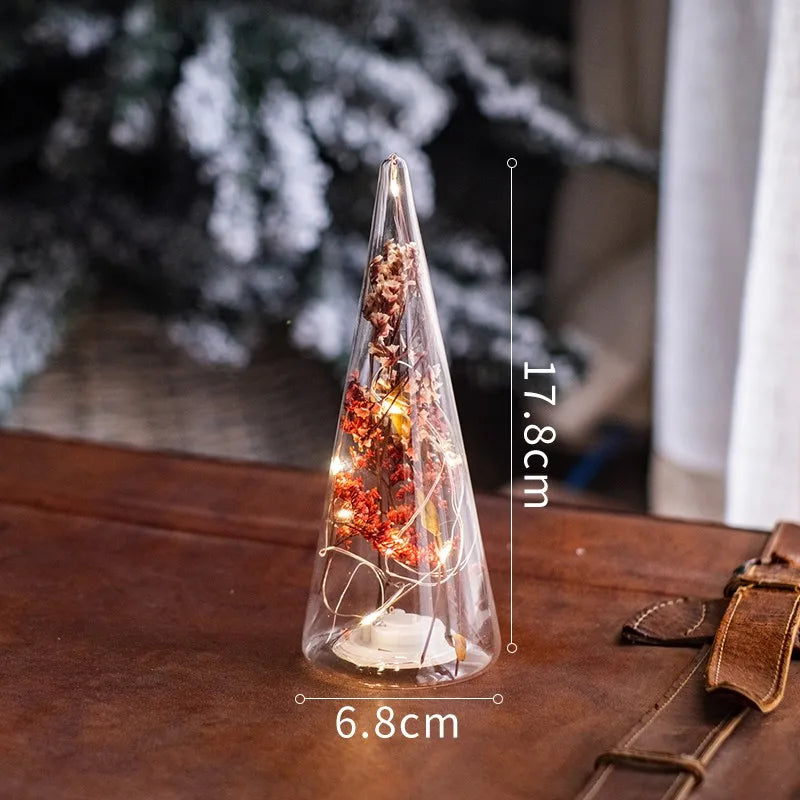 Christmas Tree Glass Night Light