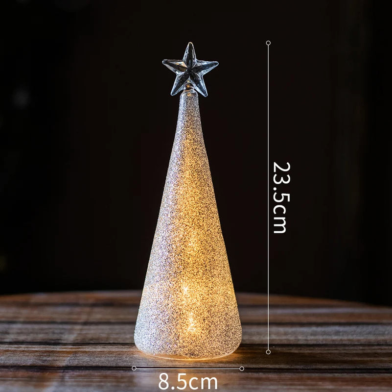 Christmas Tree Glass Night Light