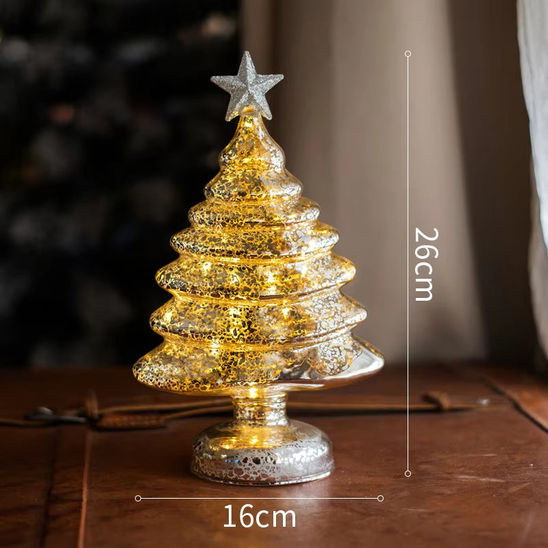 Christmas Tree Glass Night Light